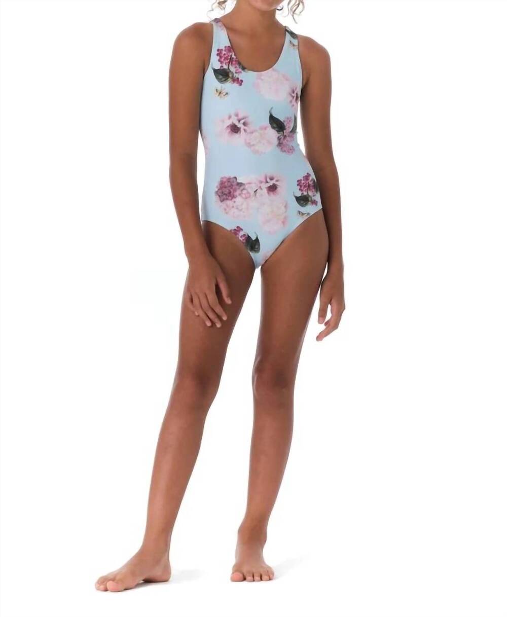 NEW SUBMARINE spring not too basic one-piece in blue